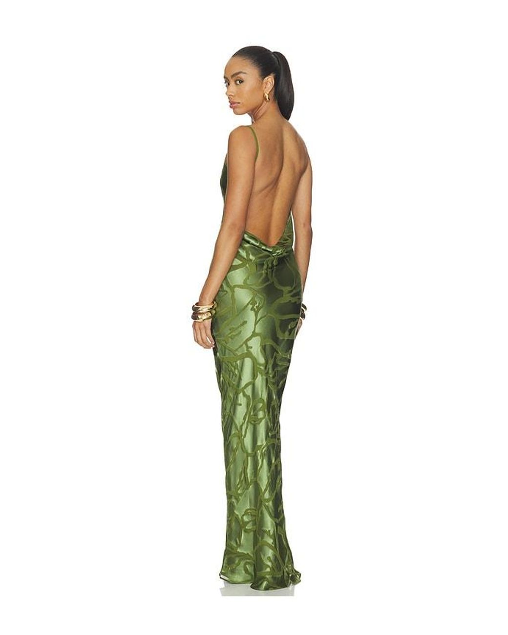 Cult Gaia Green Ali Dress