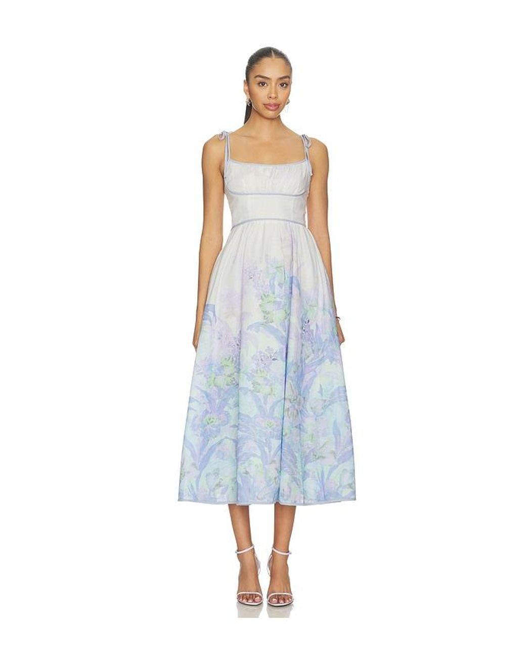 Astr Blue Dayna Dress