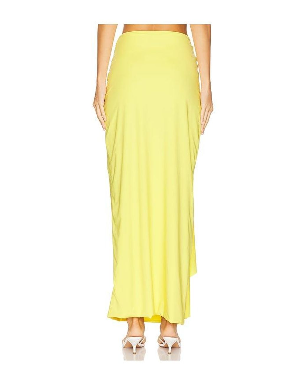 Maygel Coronel Yellow Crisol Maxi Skirt