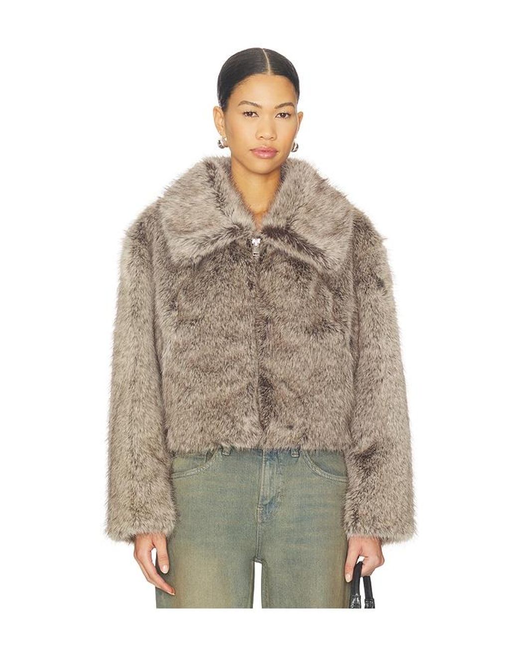 Lamarque Multicolor Nova Faux Fur Jacket