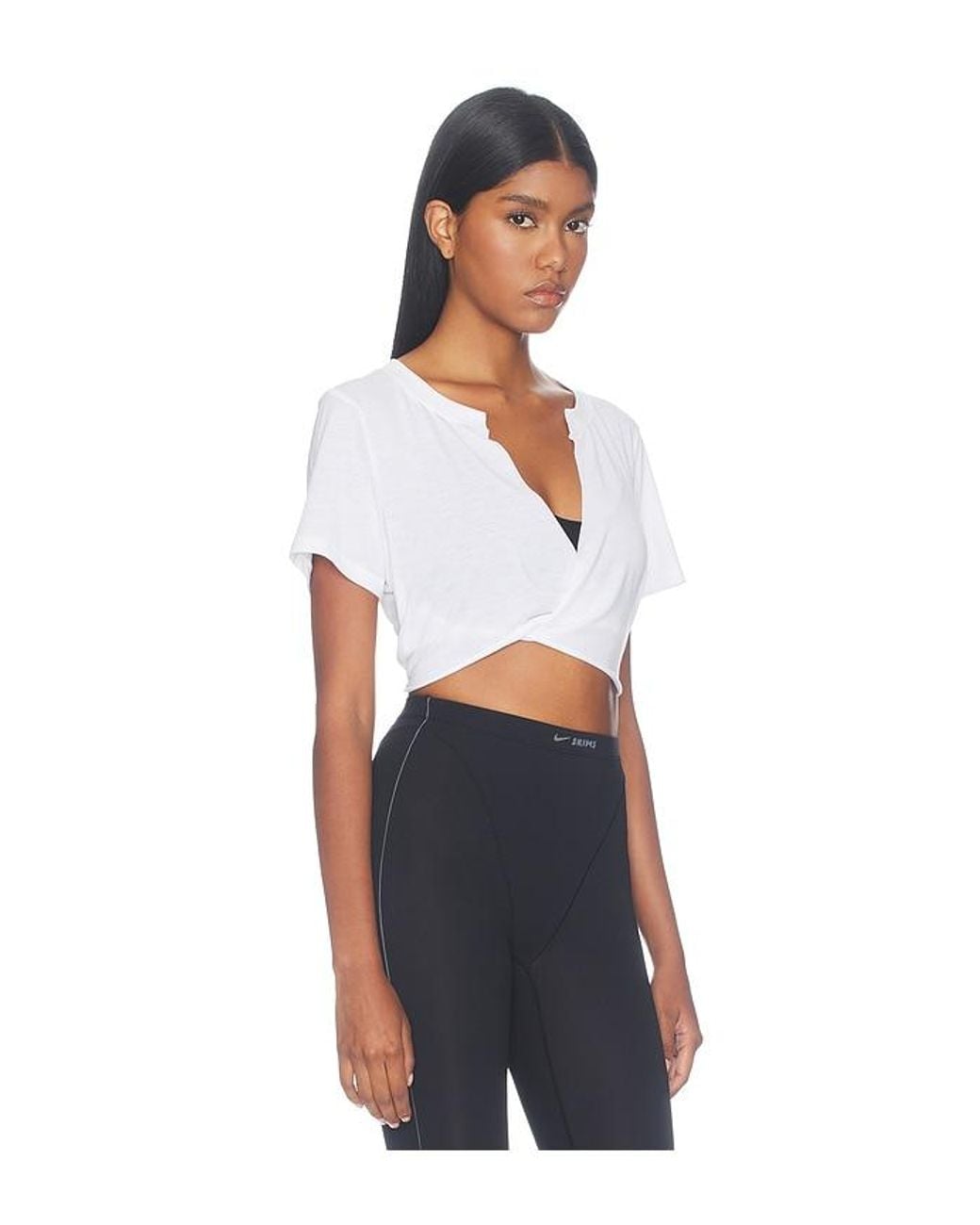 NikeSKIMS Blue Crop Shortsleeve Top