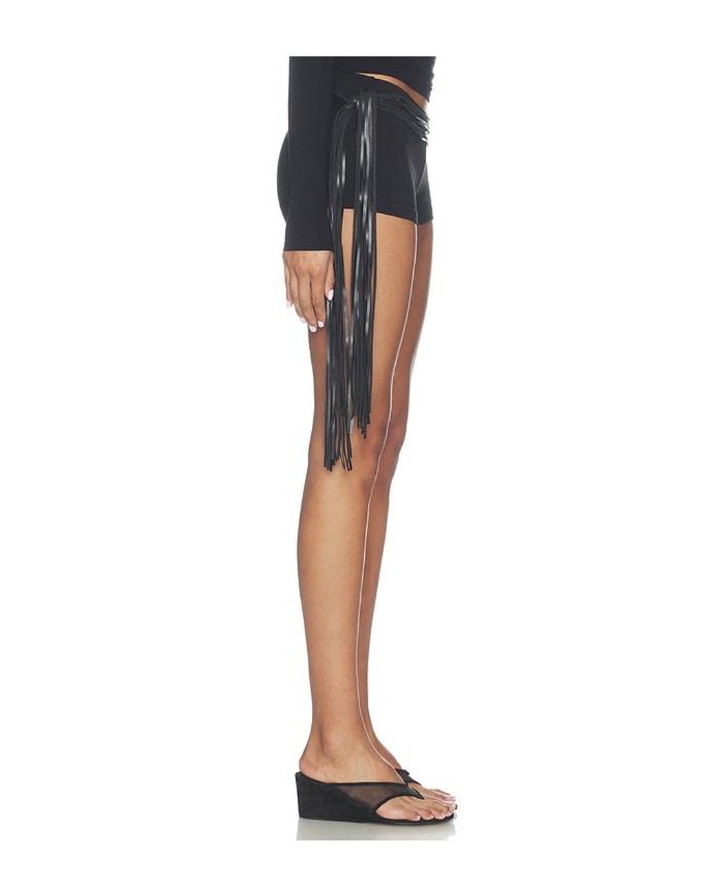 GUIZIO Black Eloise Mini Short