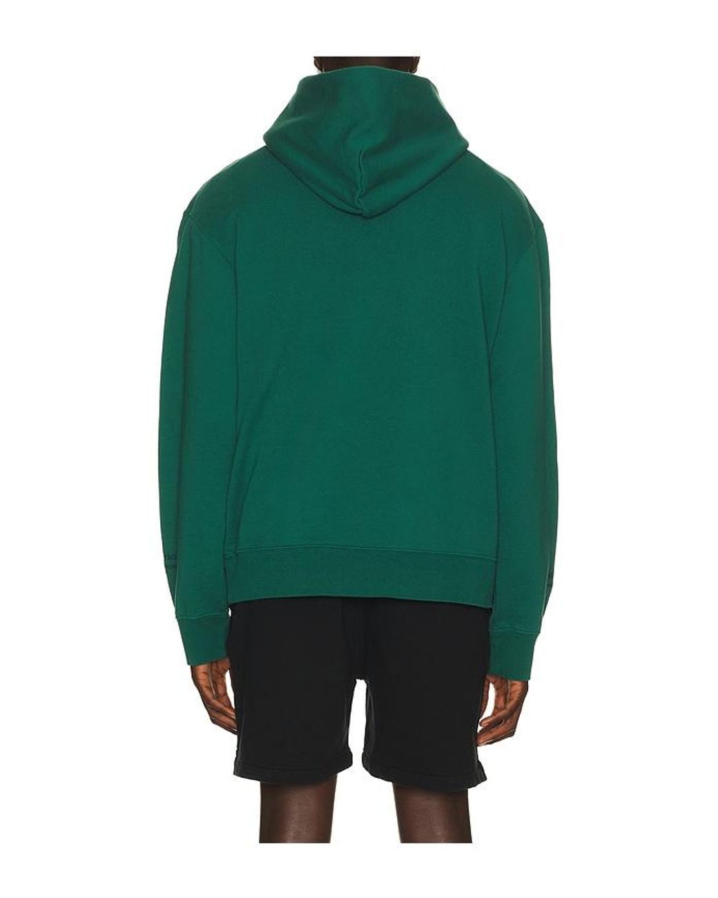 White/space Green Unconventional Athletics Hoodie for men