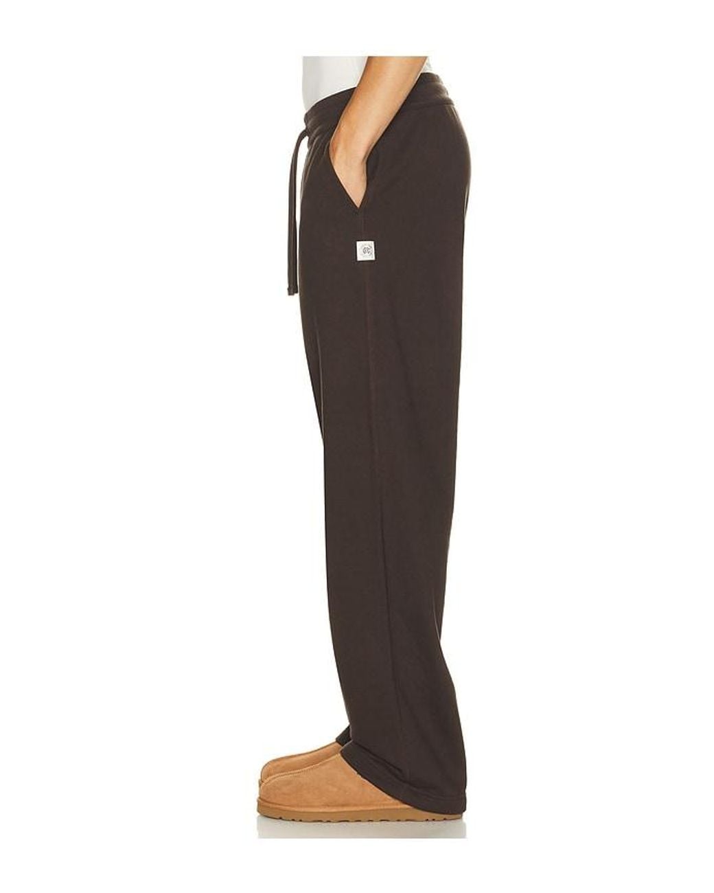 Reigning Champ Black Midweight Terry Relaxed Sweatpant for men