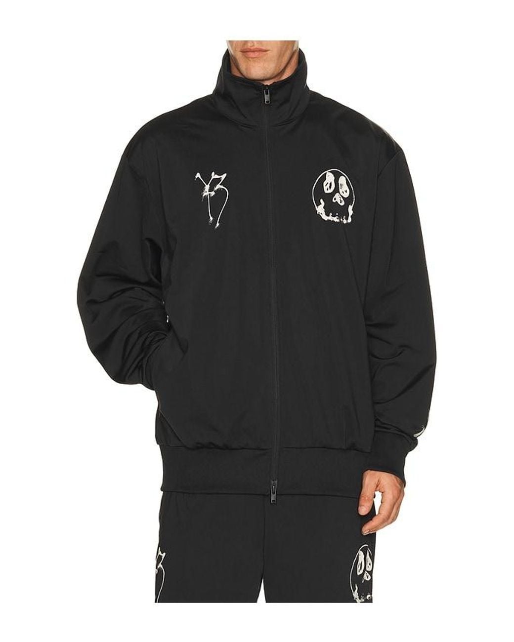 Y-3 Black Gfx Nyln Tt Jacket for men