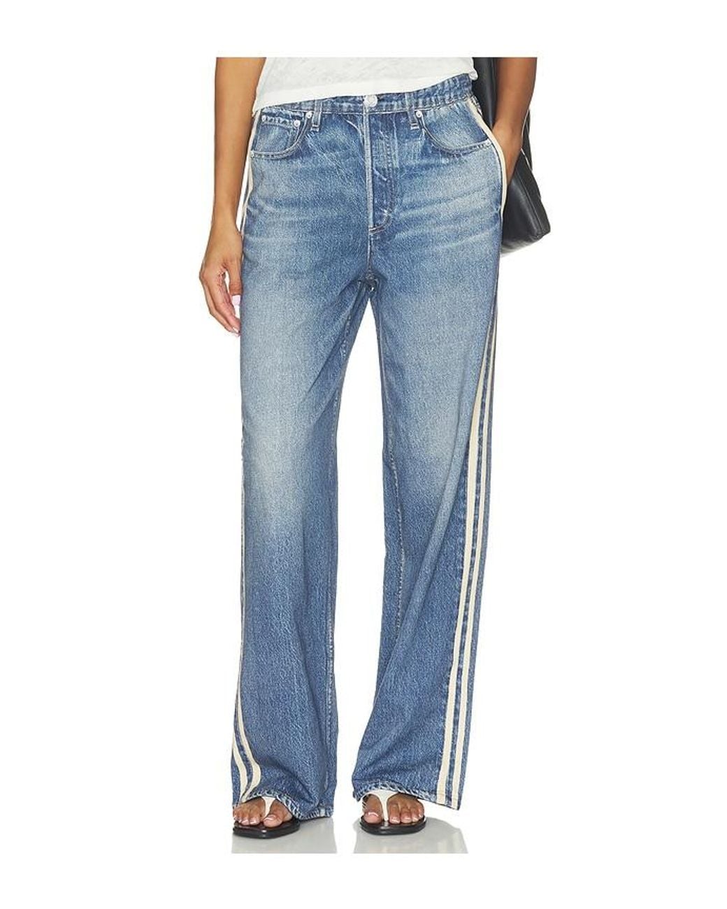 Rag & Bone Blue Miramar Terry Track Pant Pull On