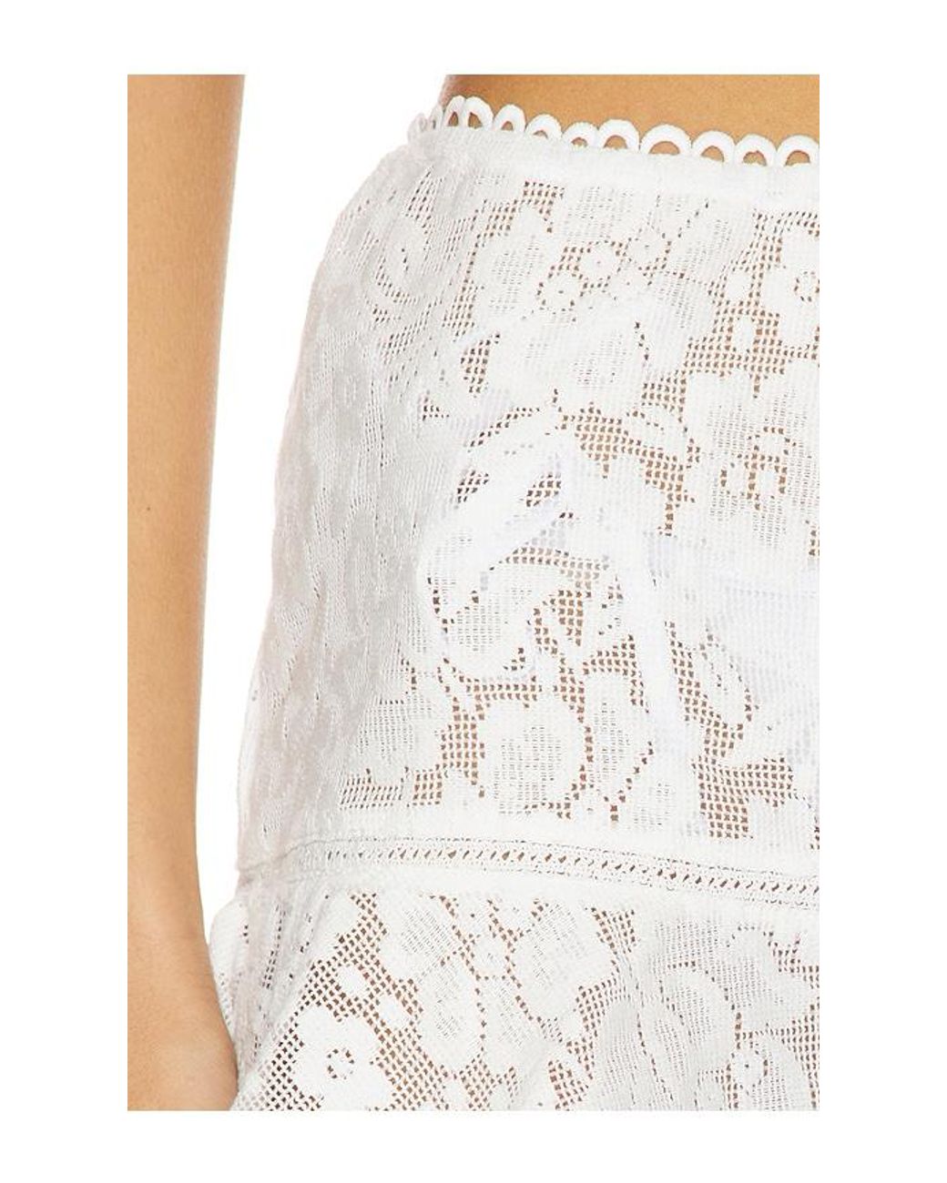 Tularosa White Positano Mini Skirt