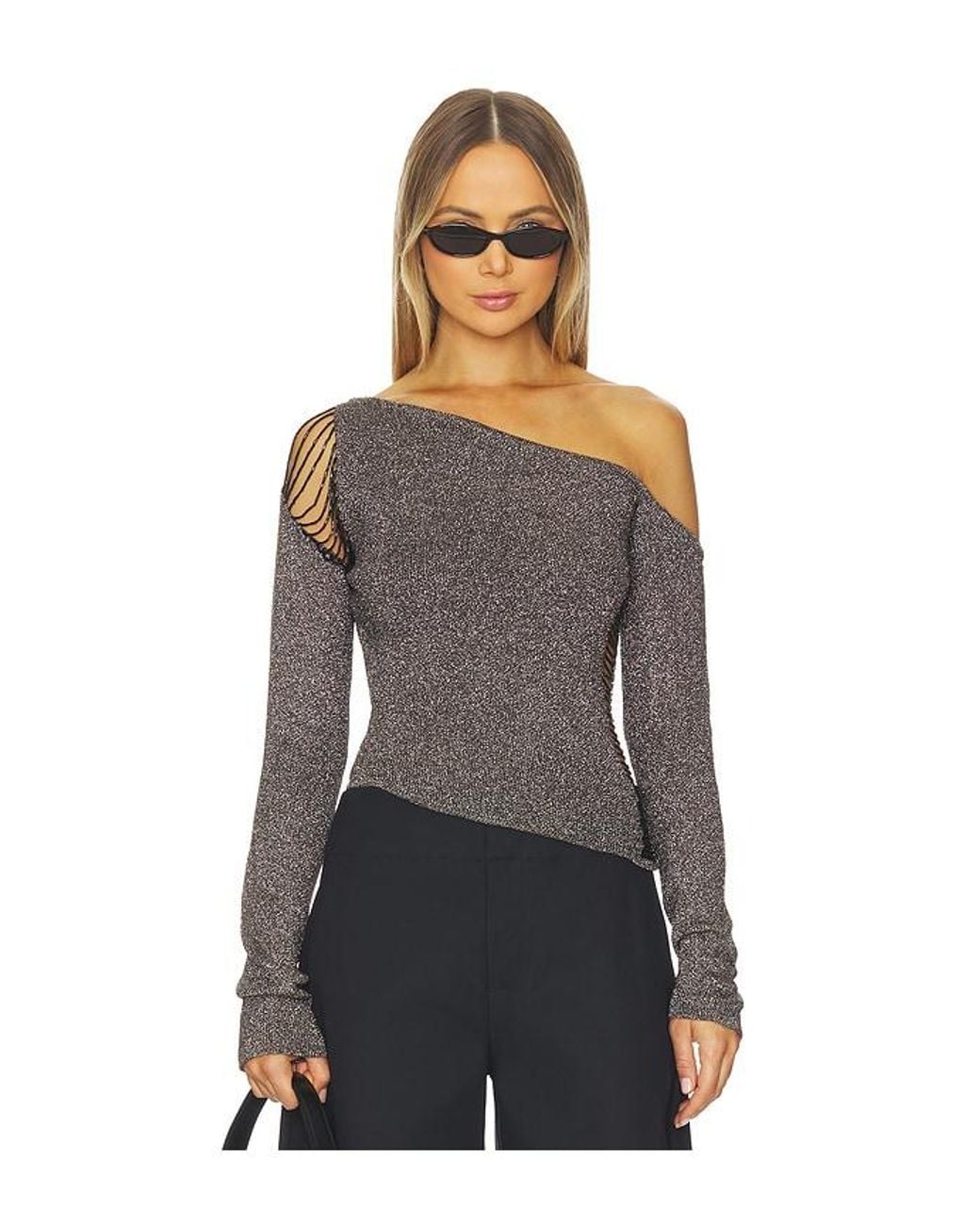 MAY MASHIAH Black Annie Top