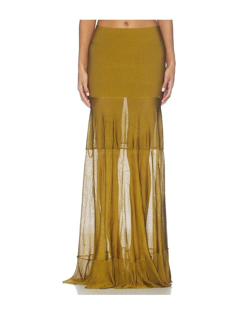 Altuzarra Yellow Gorrell Skirt