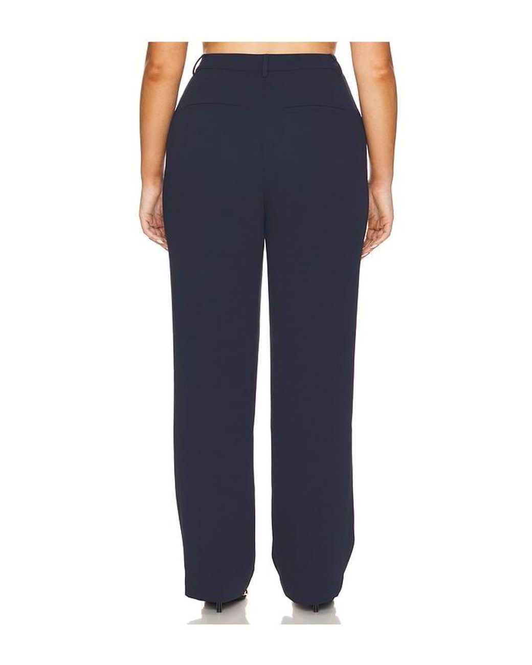 GOOD AMERICAN Blue Column Trouser