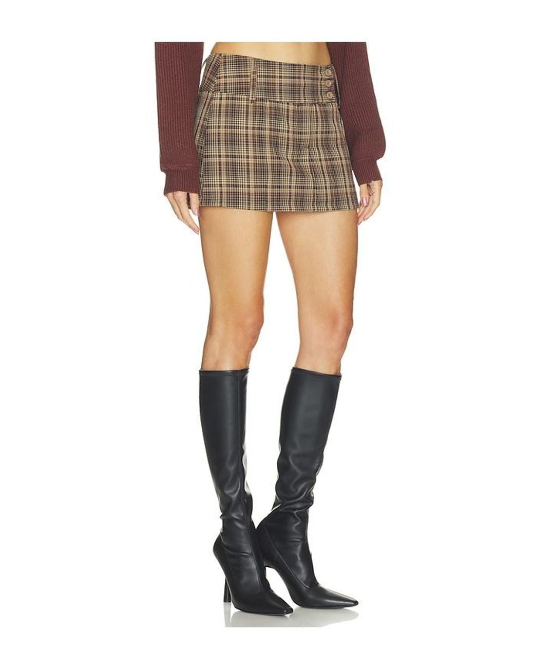 superdown Black Davey Mini Skort