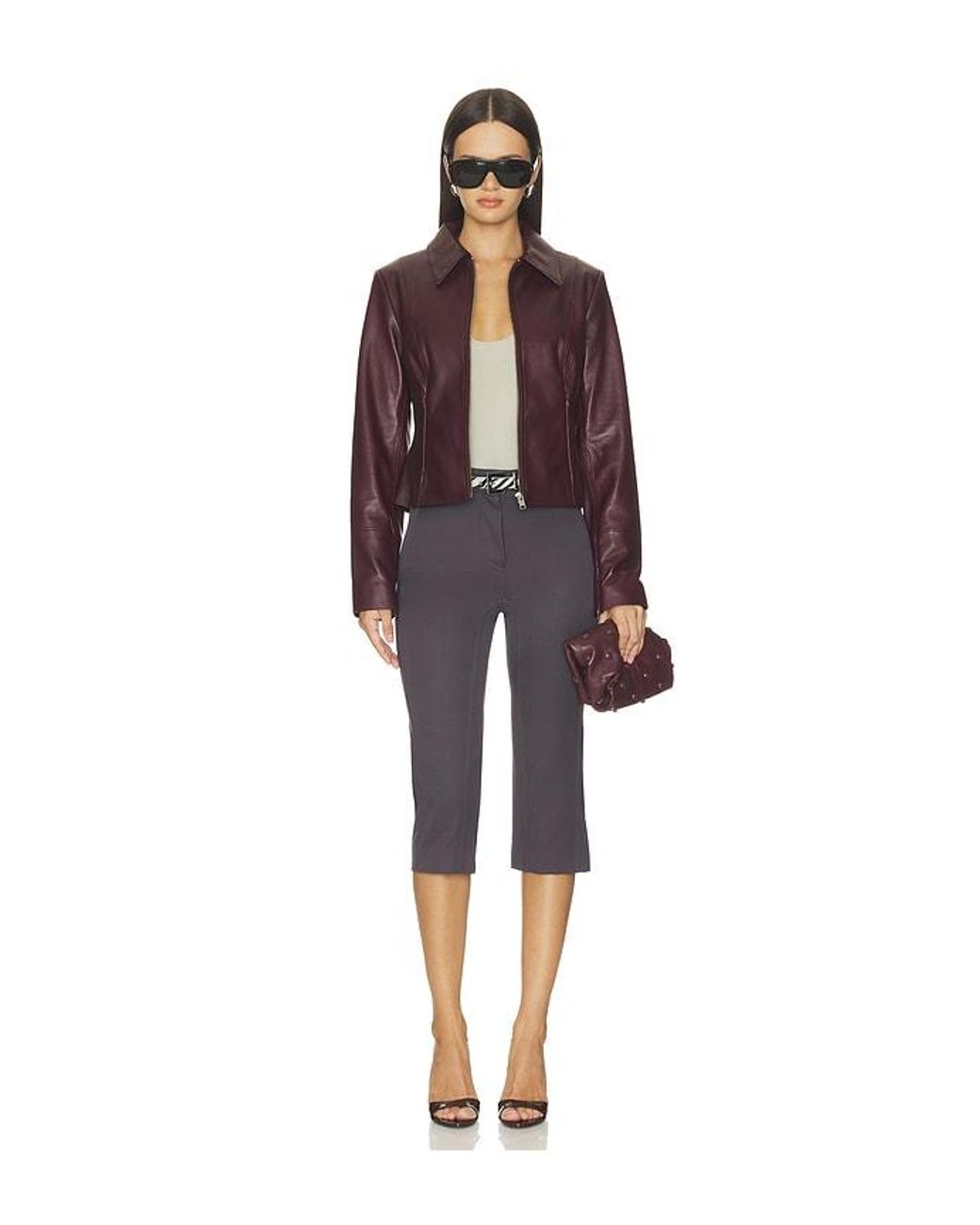 Lamarque Purple Oceana Jacket