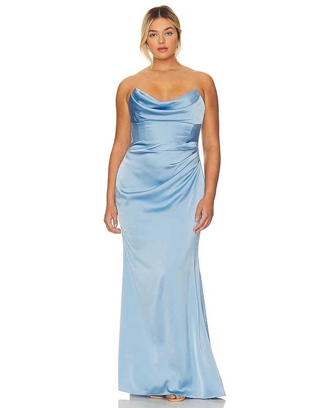 Katie May Blue X Revolve Taylor Gown
