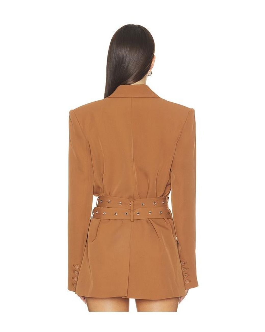 NonChalant Label Brown Jannette Blazer