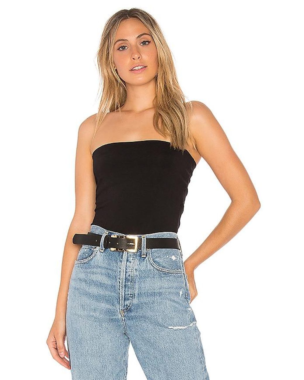 Susana Monaco Blue Essential Tube Top