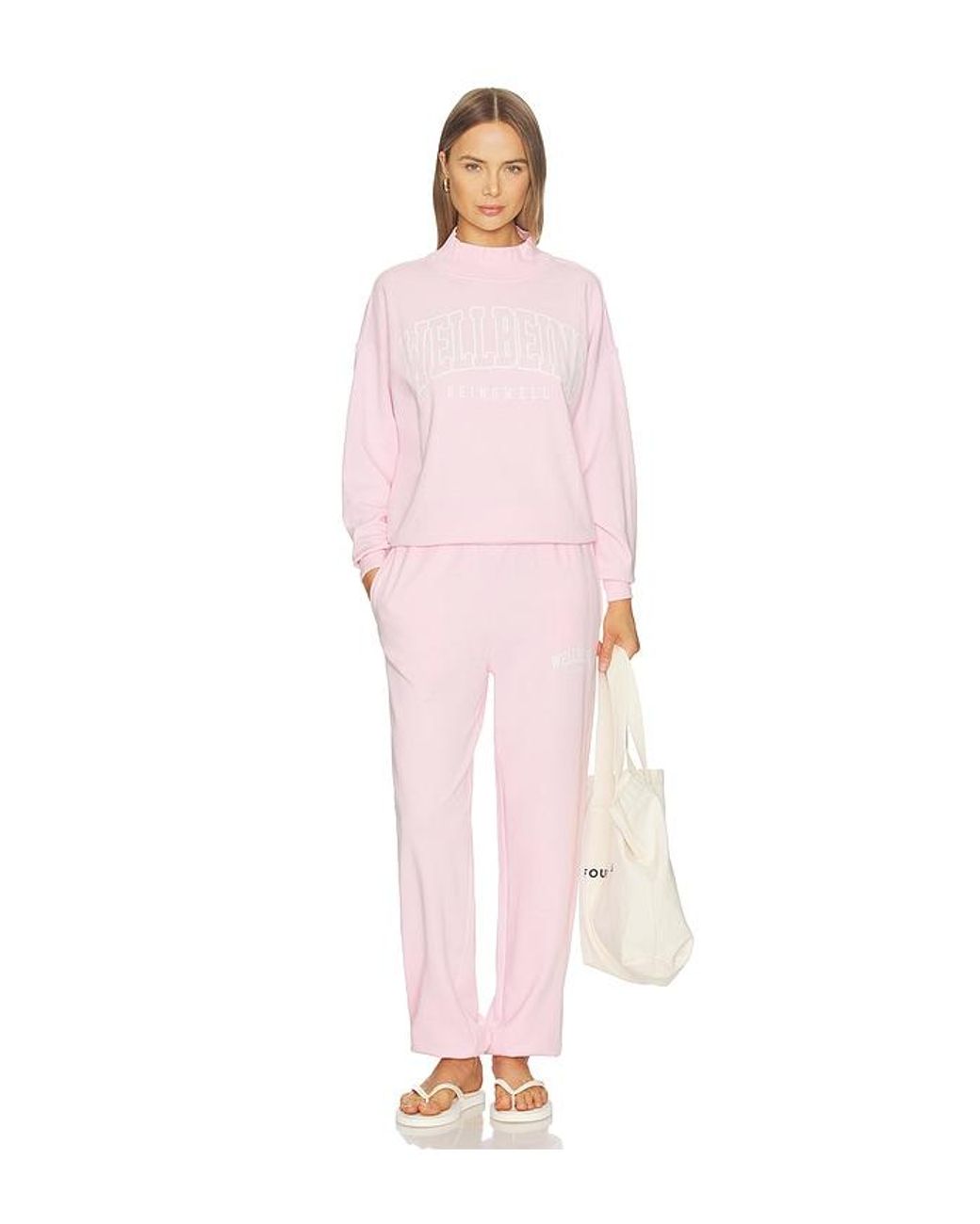 WellBeing + BeingWell Pink Cooper Jogger