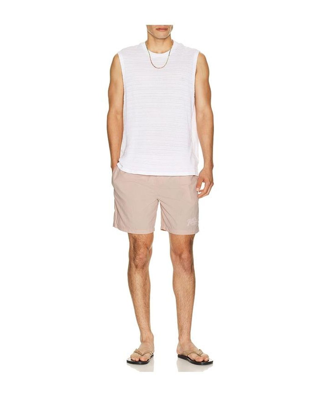 AllSaints Natural Odyssey Swim Shorts for men