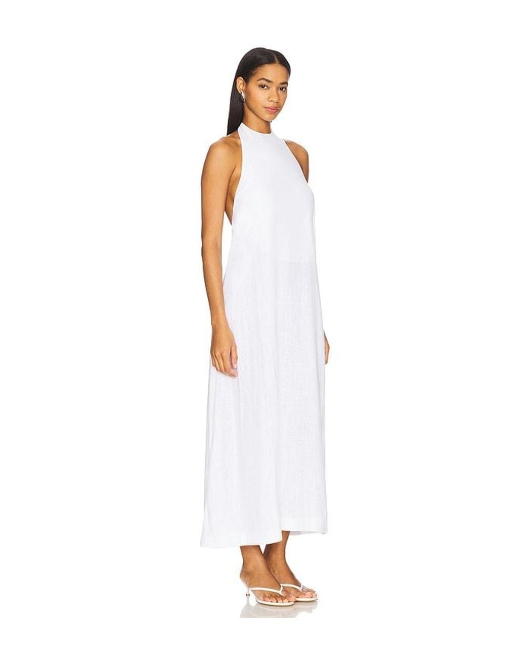 Sold Out NYC White The Fete Linen Dress