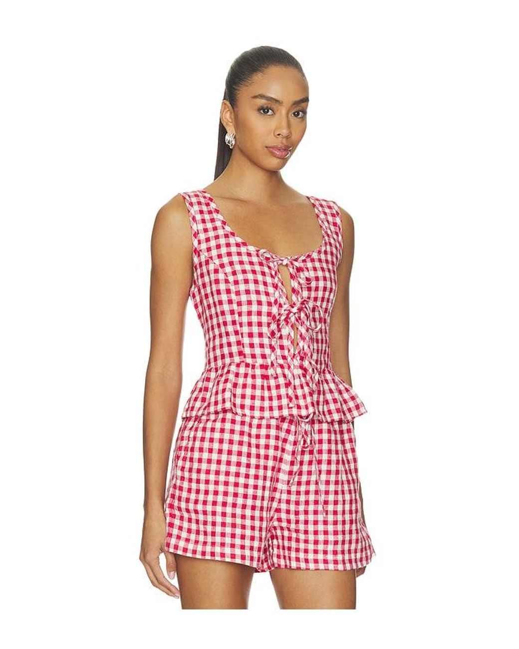Rails Red Jonah Top