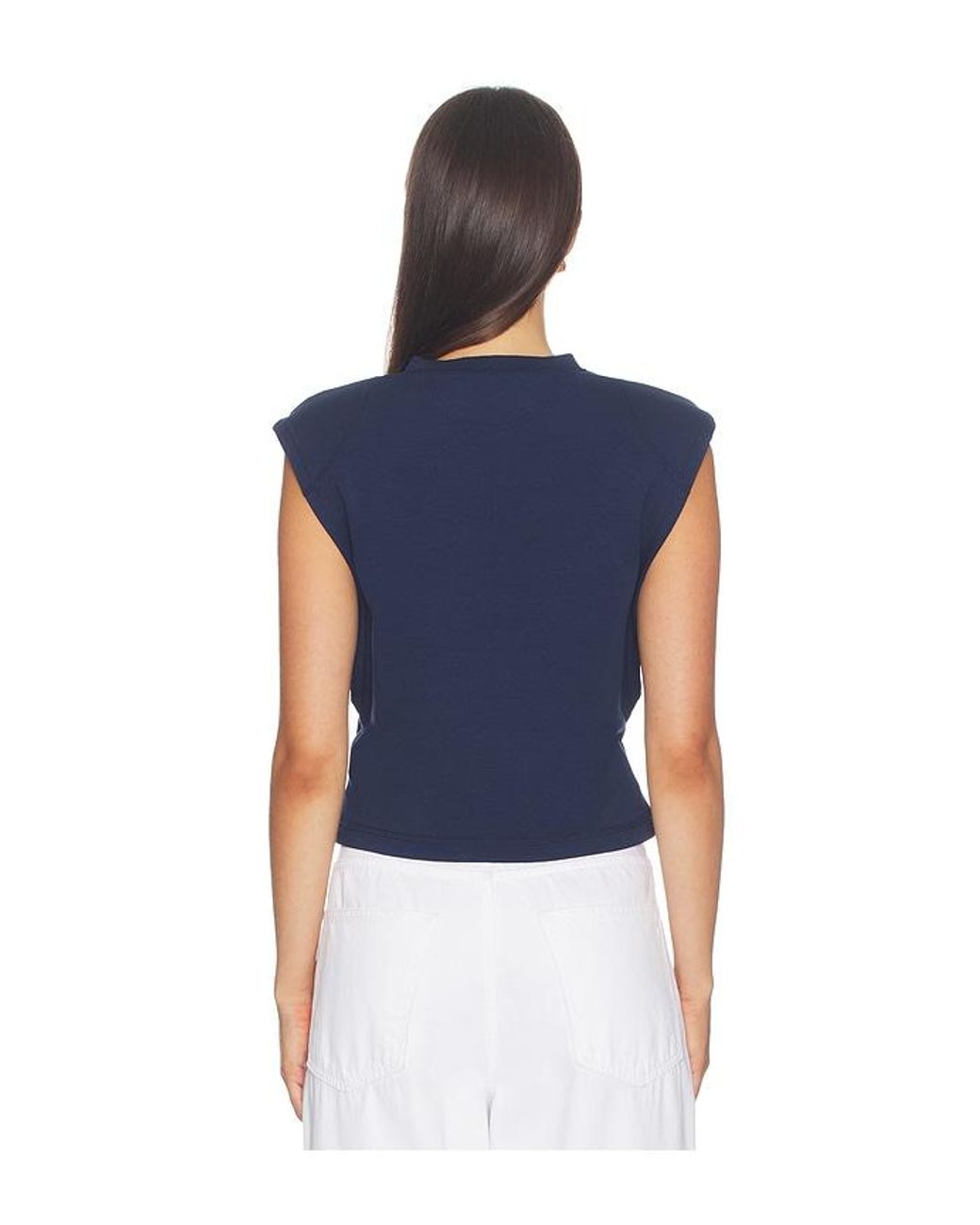 Jonathan Simkhai Blue Nessie Sleeveless Top