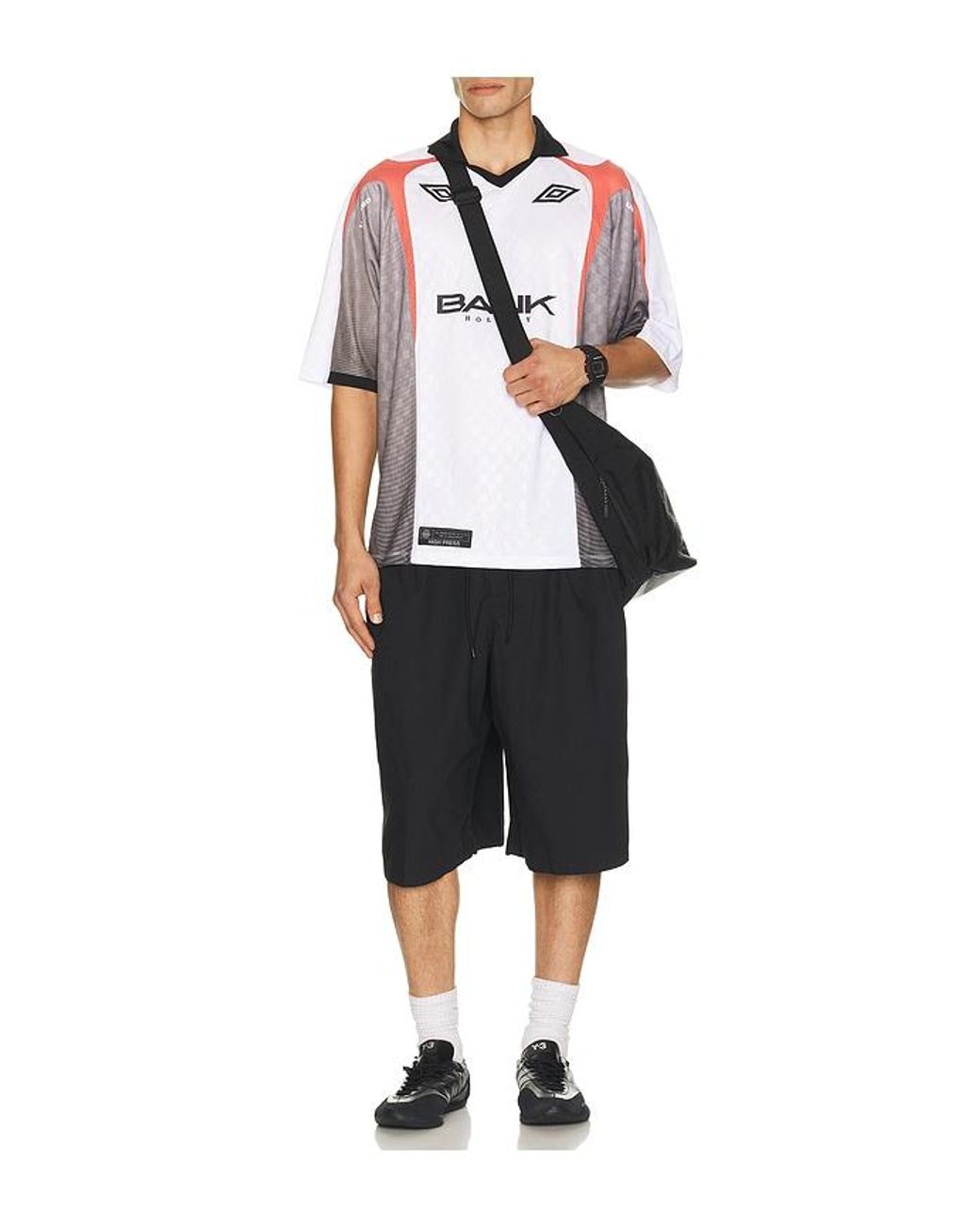 Umbro White Classic England Polo for men