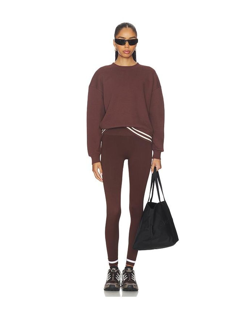 The Upside Red Toluca Lisel Crew Neck Sweater
