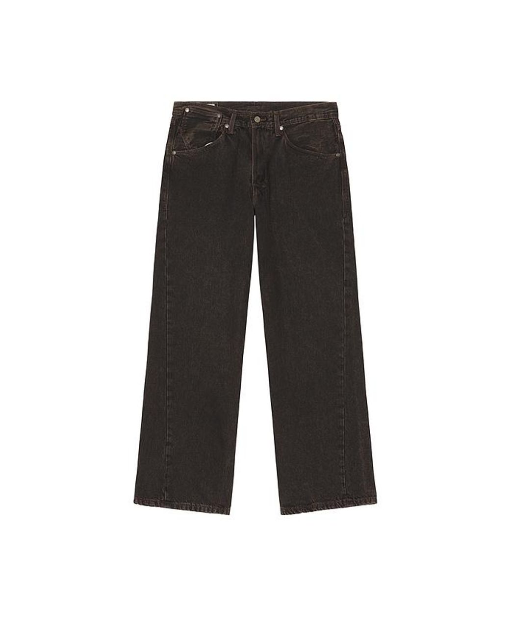 Levi's Black Twisted Baggy Wide Leg Jeans for men