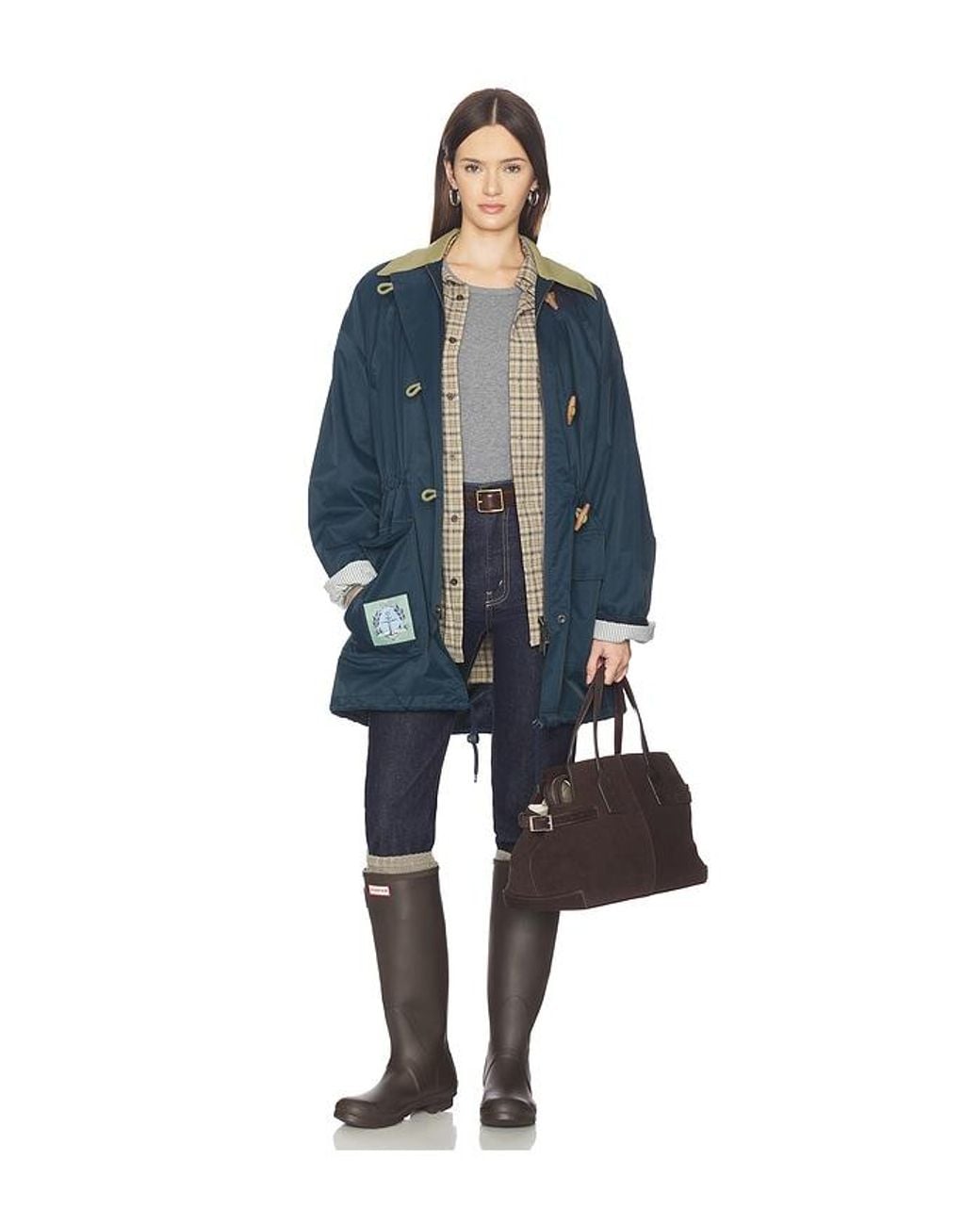 Free People Blue X We The Free Captains Jacket