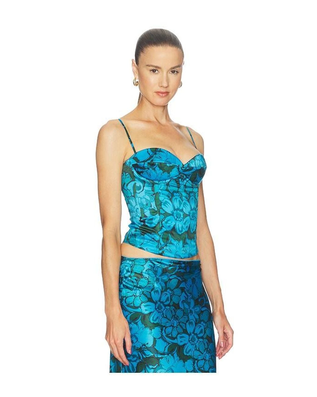 Miaou Blue Frekka Corset