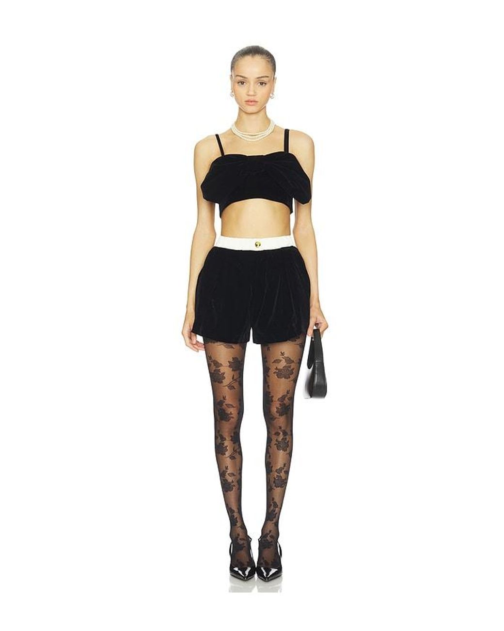Maude Club Black Mindy Top