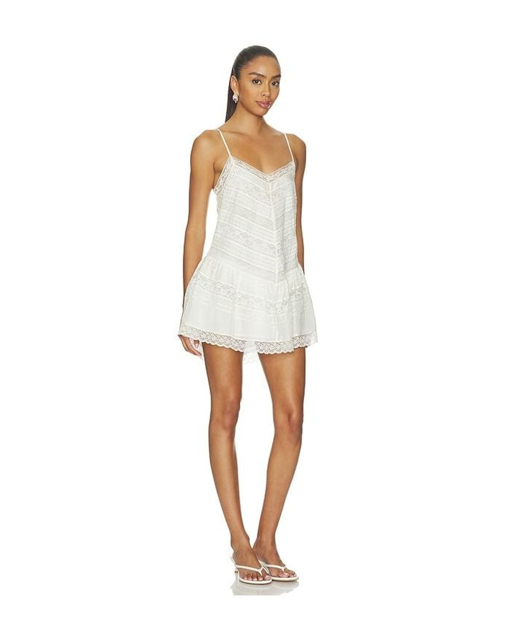 LoveShackFancy White Bessette Dress