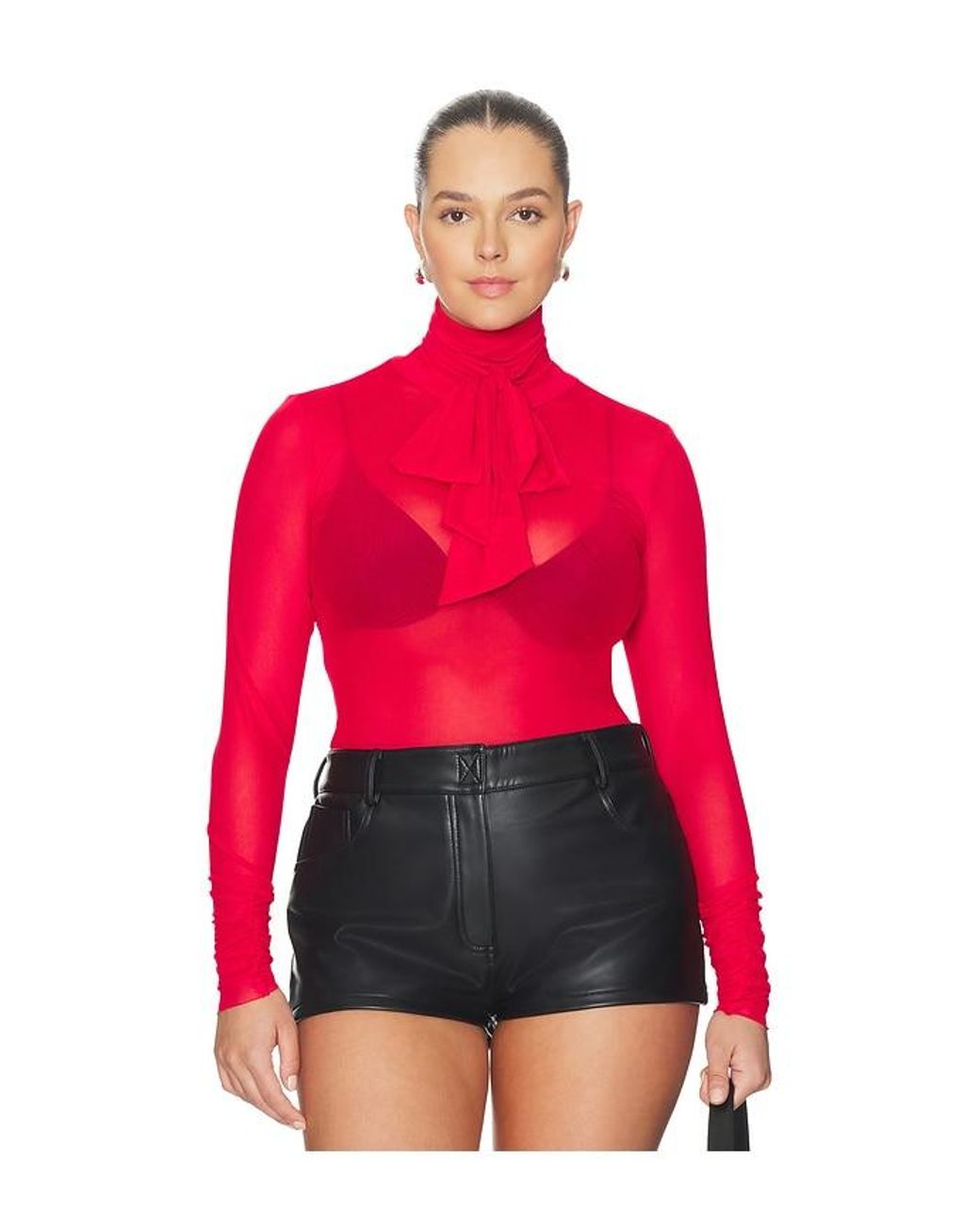 AFRM Red Julien Blouse