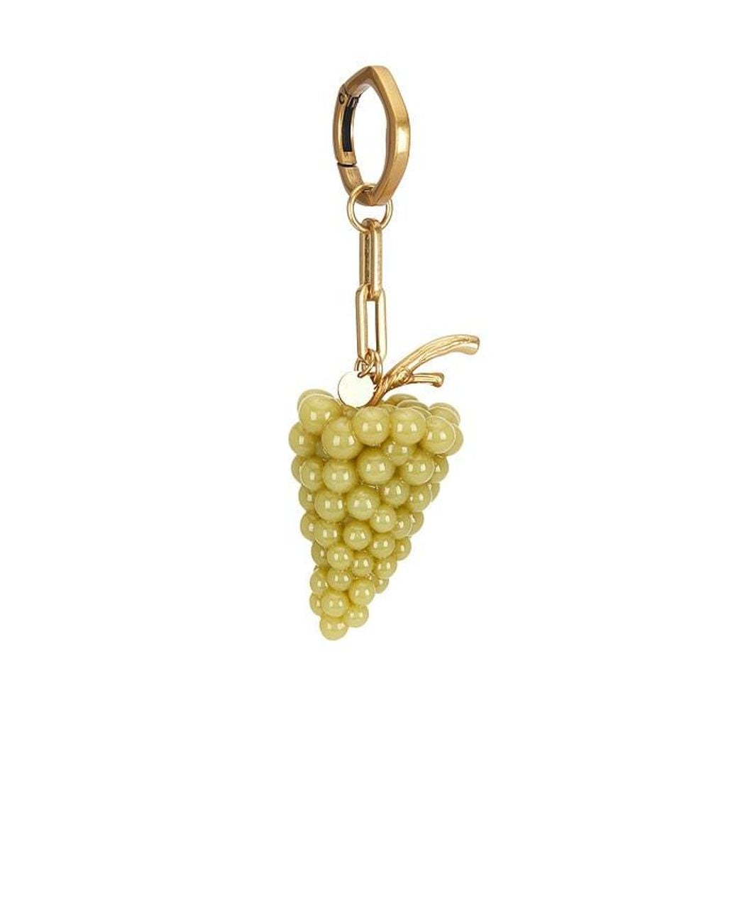 Cult Gaia Green Grape Bag Charm