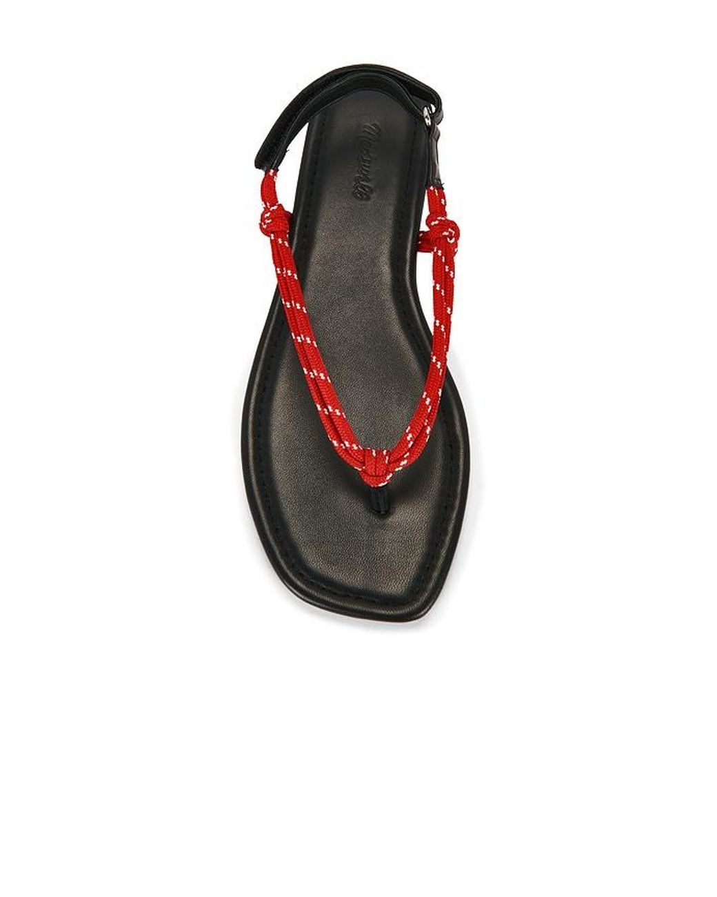 Madewell White Aliyah Paracord Sandal