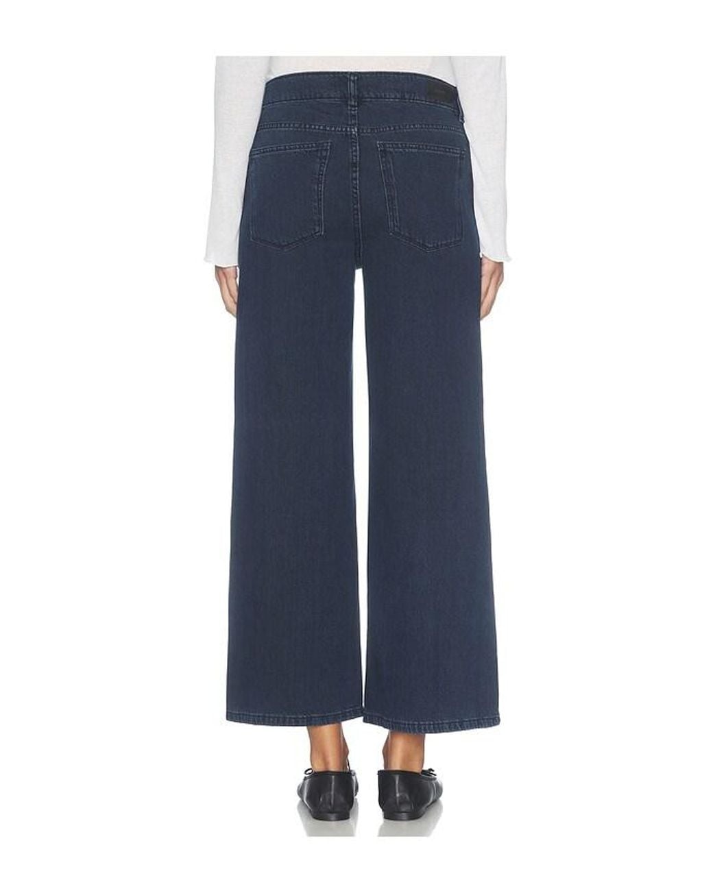 DL1961 Blue Hepburn Maternity Wide Leg Jean