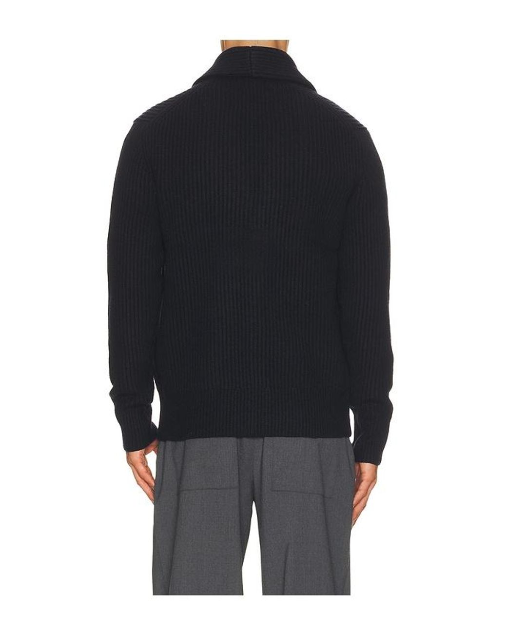 Reigning Champ Blue Merino Kenny Shawl Cardigan for men