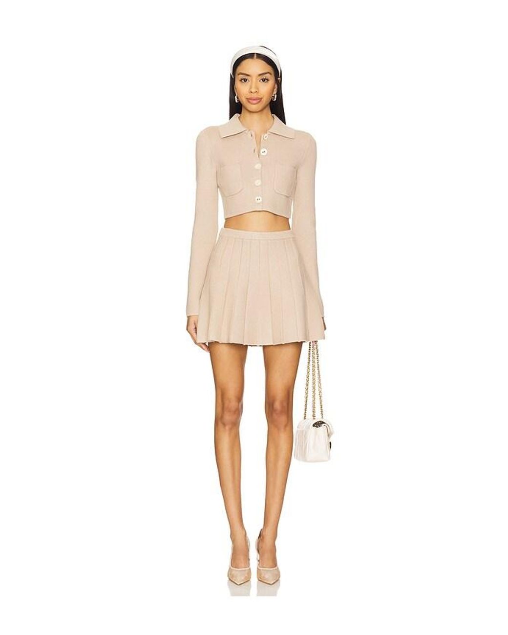 MAJORELLE Natural Solveig Cardigan
