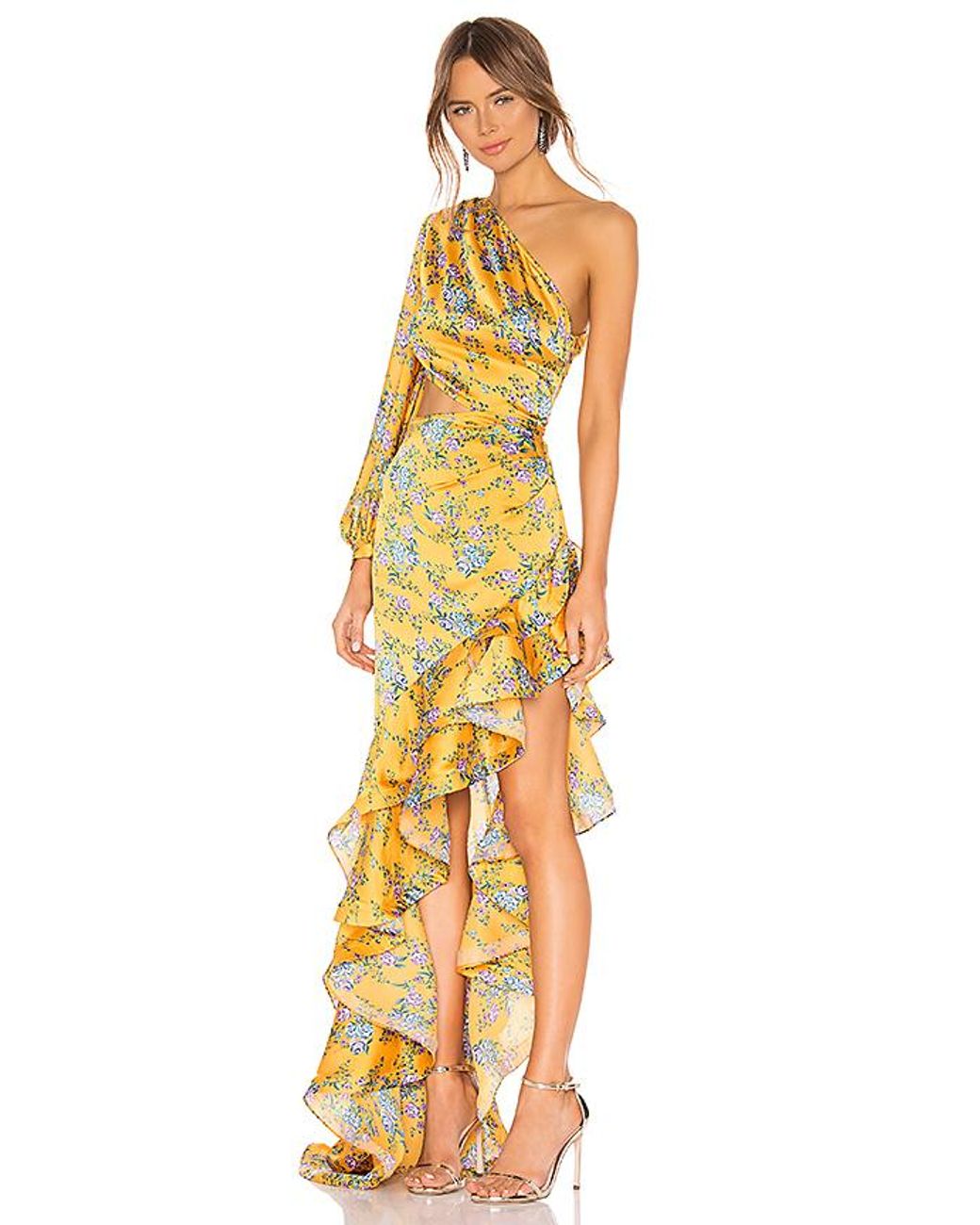 Bronx and Banco Hanna Gown in Yellow 