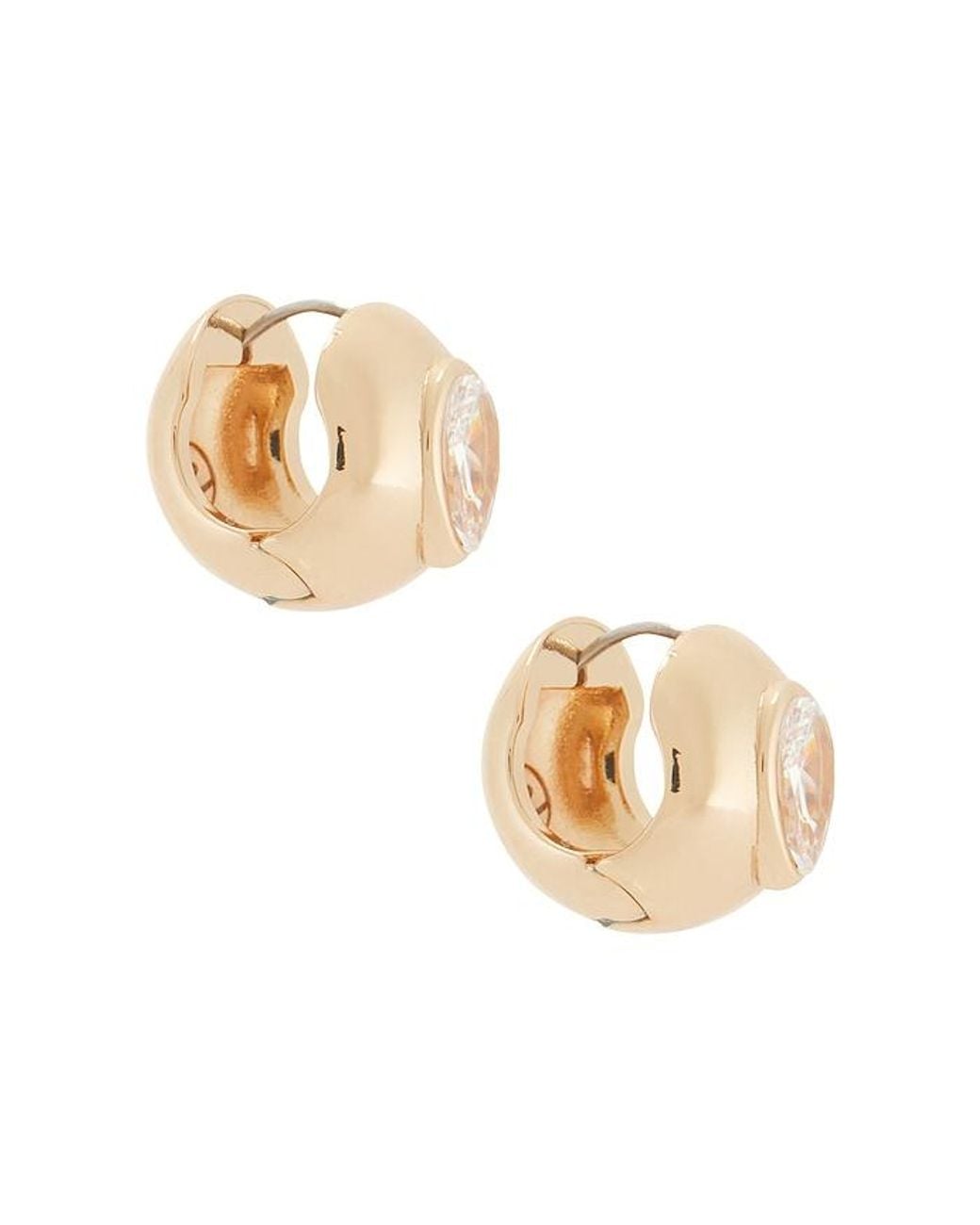 Ettika White Glowing Gem Earrings