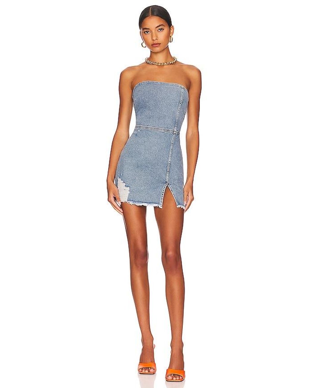 SER.O.YA Blue Leighton Dress
