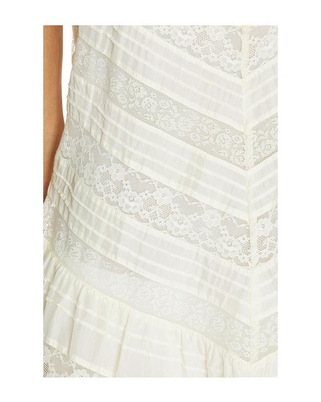 LoveShackFancy White Bessette Dress