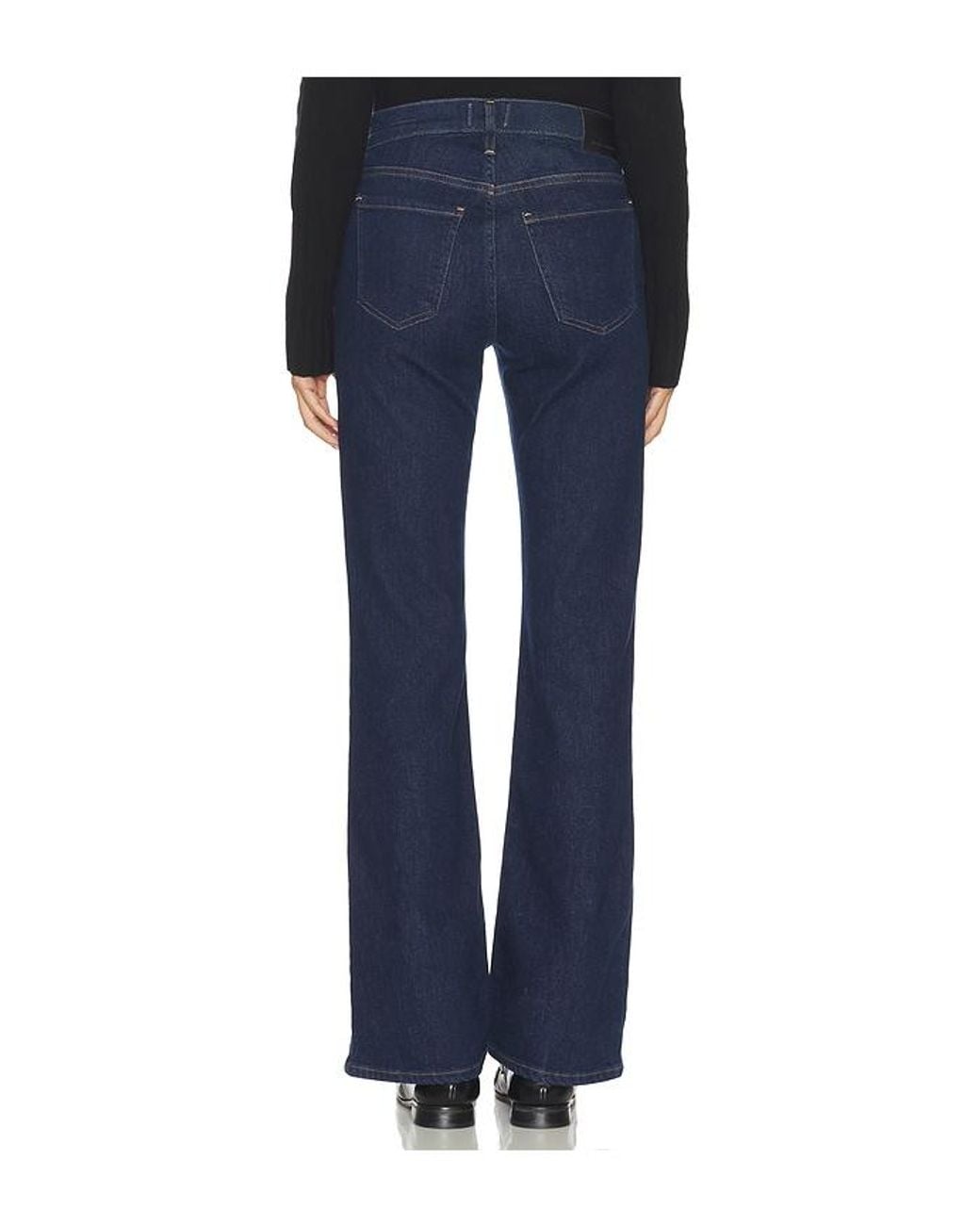 Citizens of Humanity Blue Genova Cashmere Low Rise Boot Jeans