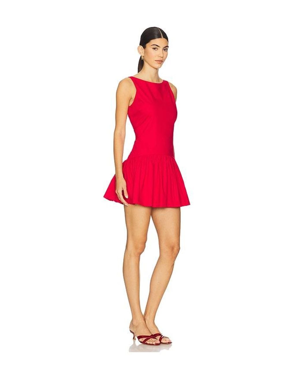 Peixoto Red Addison Mini Dress