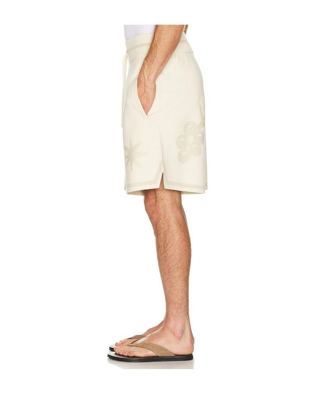 Filling Pieces Natural Breaking Bread Knit Short for men