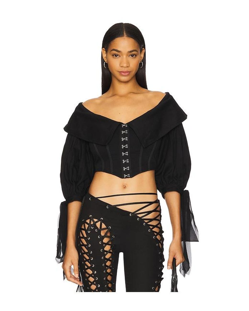 Aniye Records Black Dina Bustier