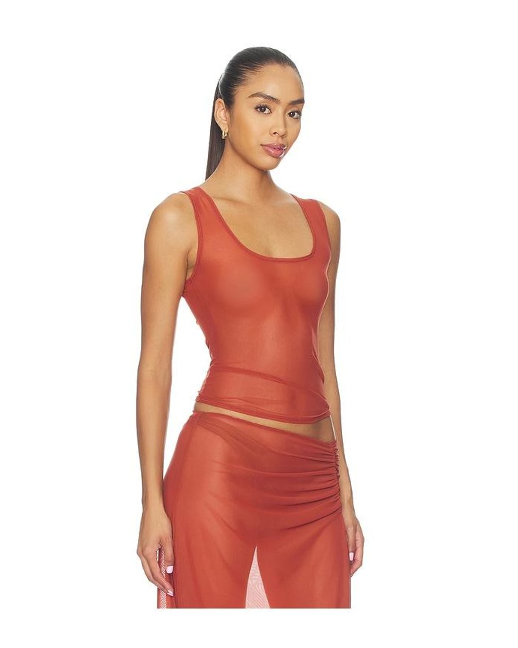 Bondeye Red Tessa Top