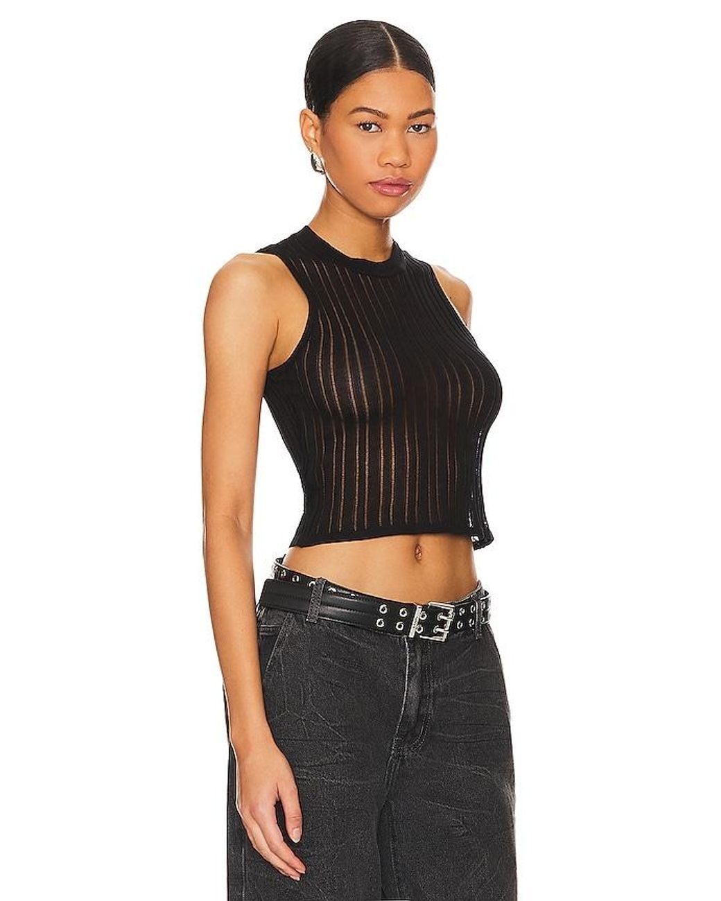 superdown Black Riley Top