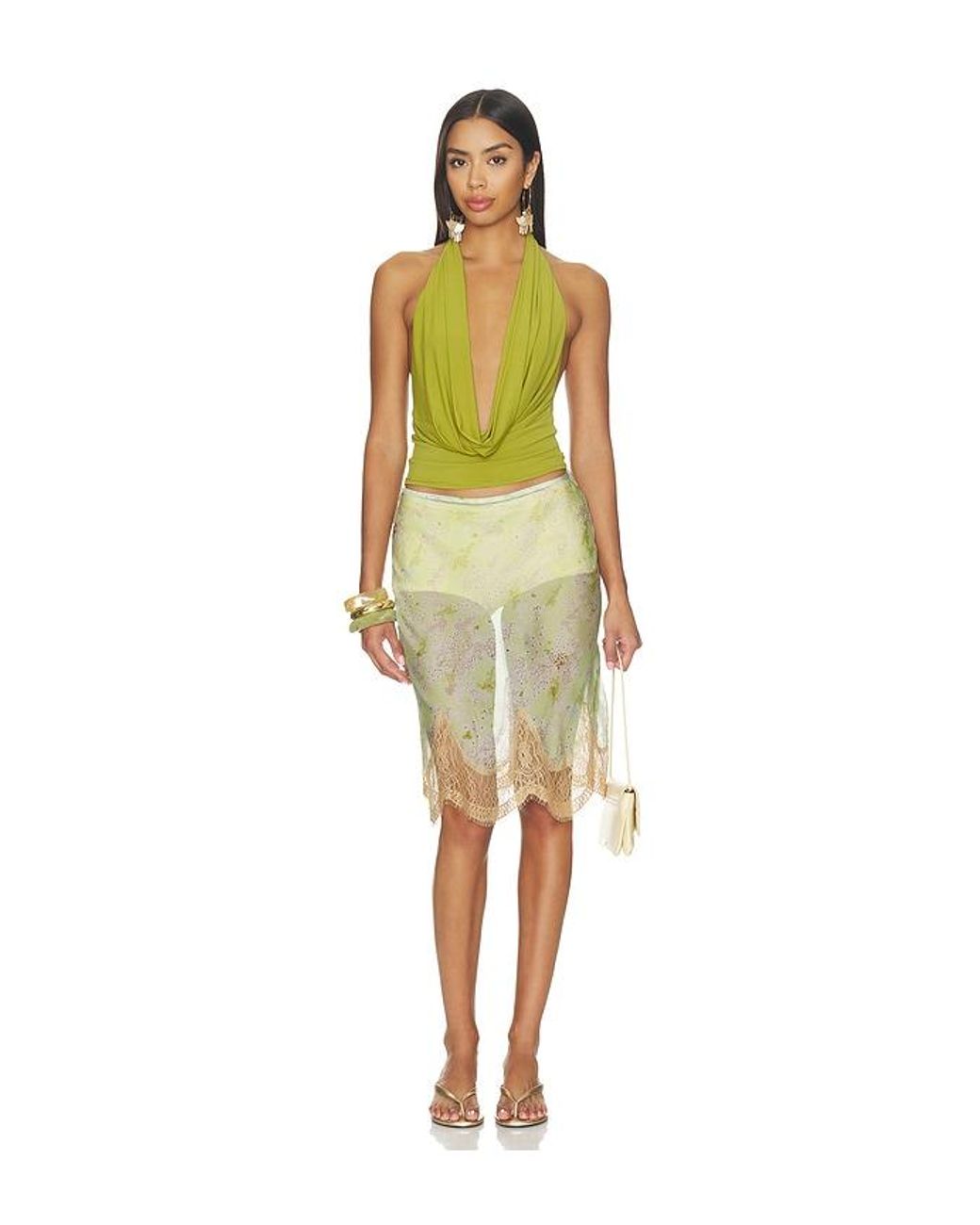 Nico Halter Top En Color Verde Oliva Talla (También En 4, 6) Mimchik de color Green