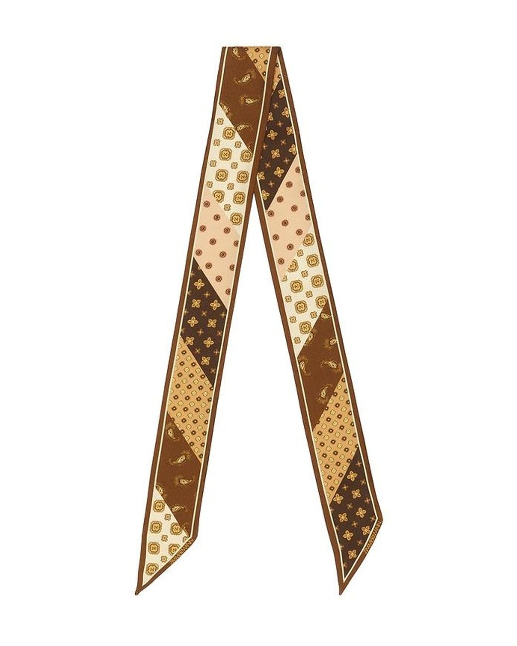 Zimmermann Natural Printed Silk Ribbon Scarf