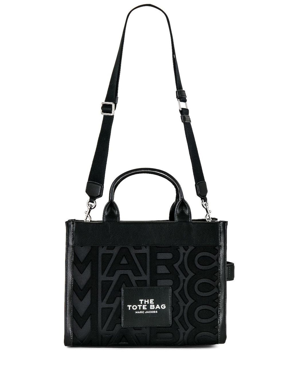 Marc Jacobs The Monogram Neoprene Medium Tote Bag in Black | Lyst